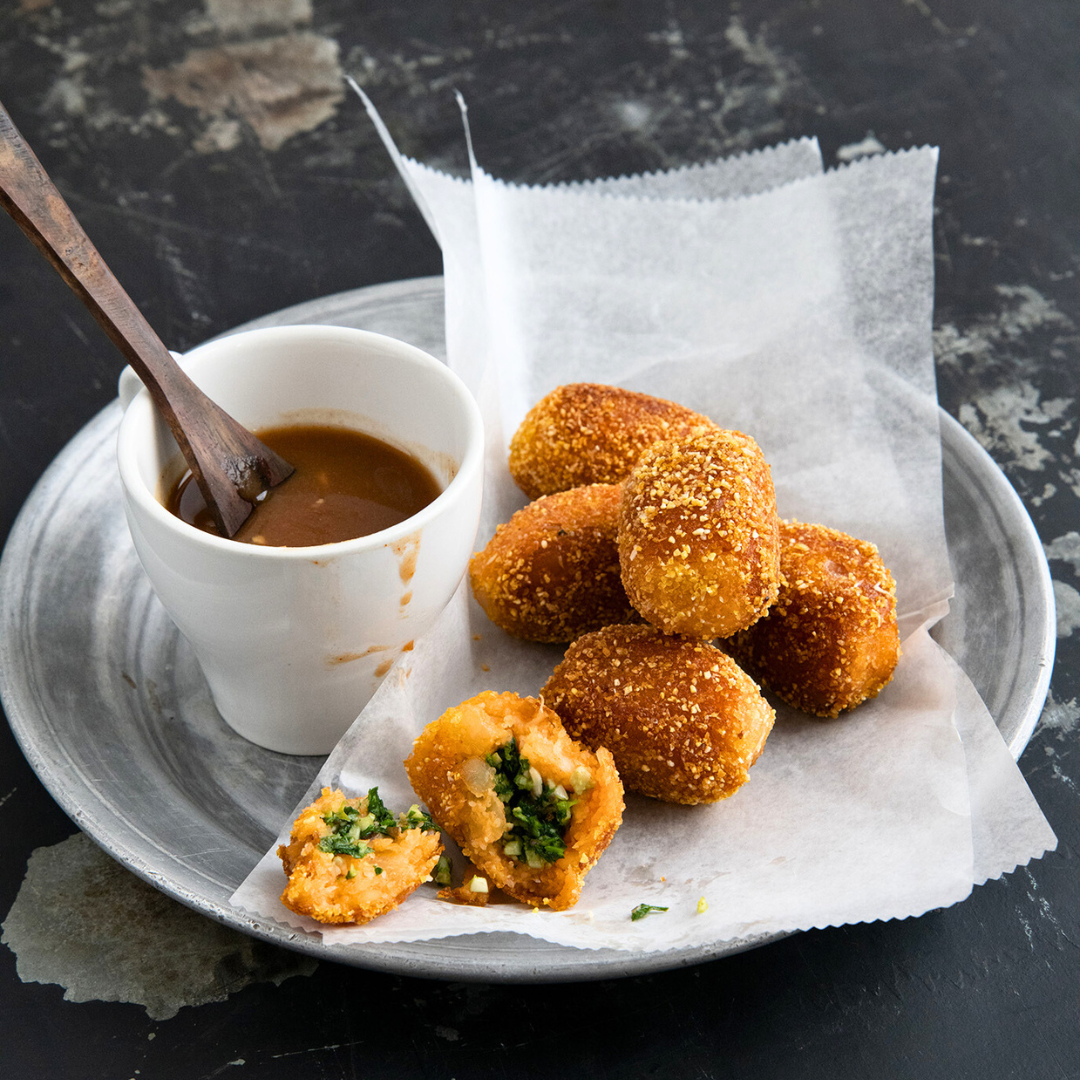 Yuca and Fonio Croquettes