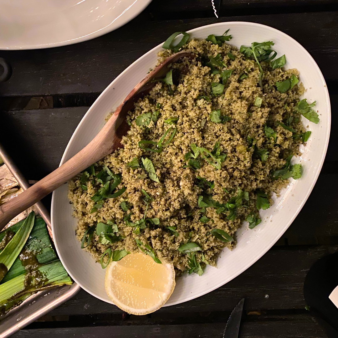 Greens Fonio Pilaf