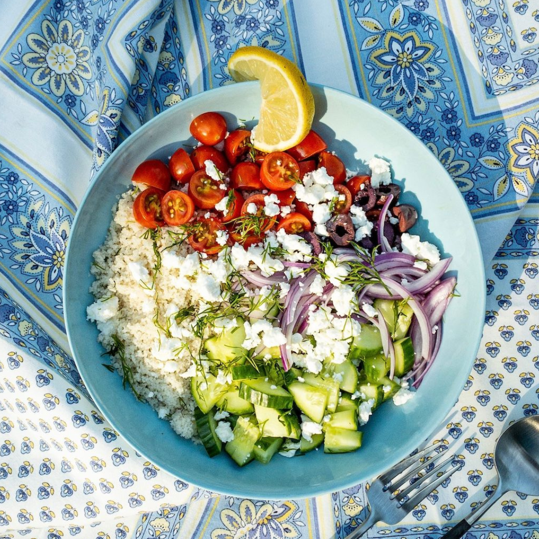 Fonio Greek Salad