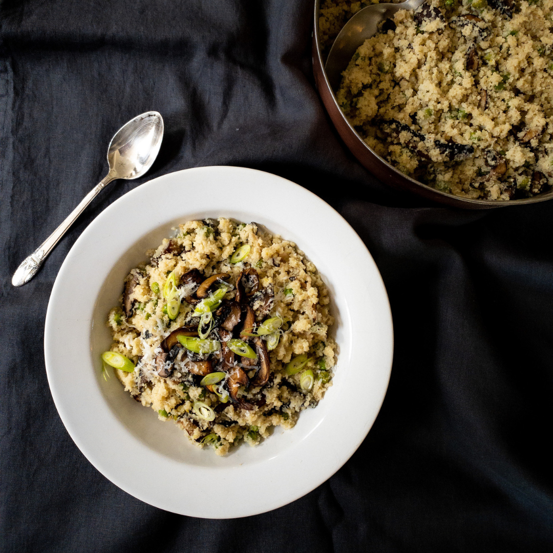 Fonio Mushroom Risotto