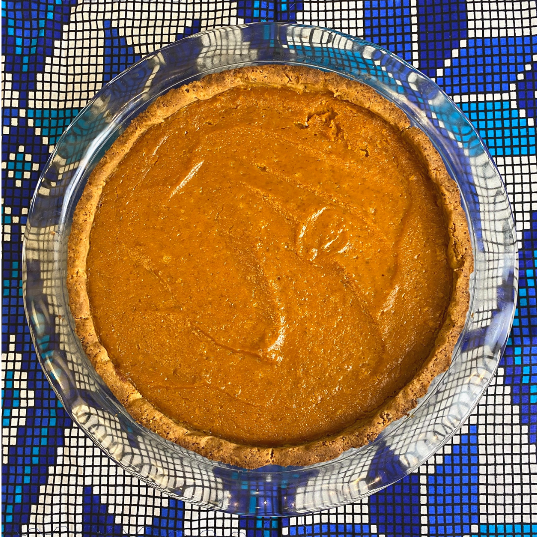 Sweet Potato Pie with Fonio Crust