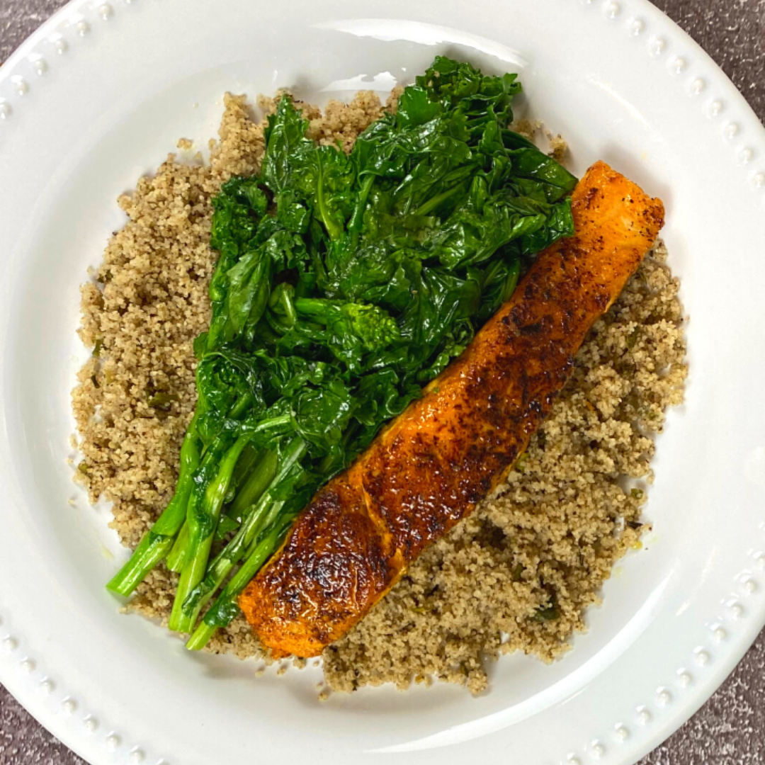 Selim Pepper Crusted Salmon