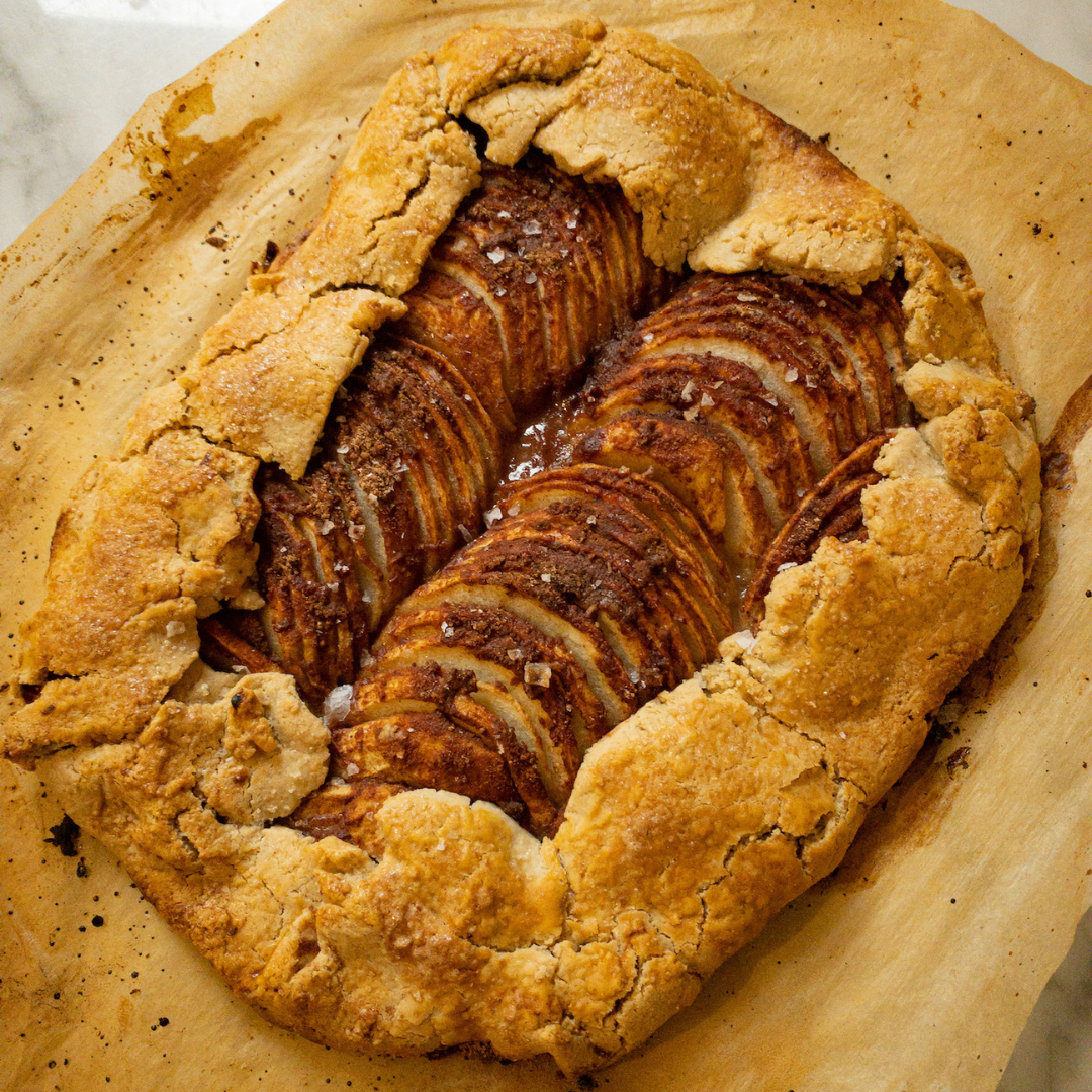 Apple Cinnamon Fonio Galette