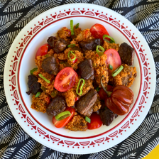 Jollof Fonio Pilaf