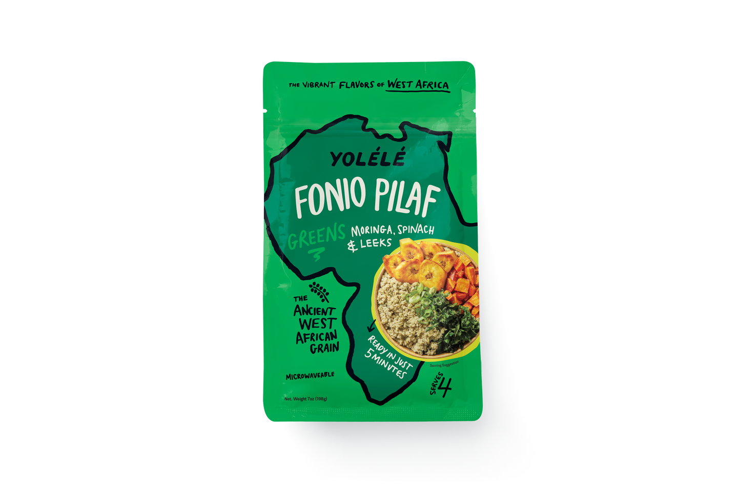 Greens Fonio Pilaf