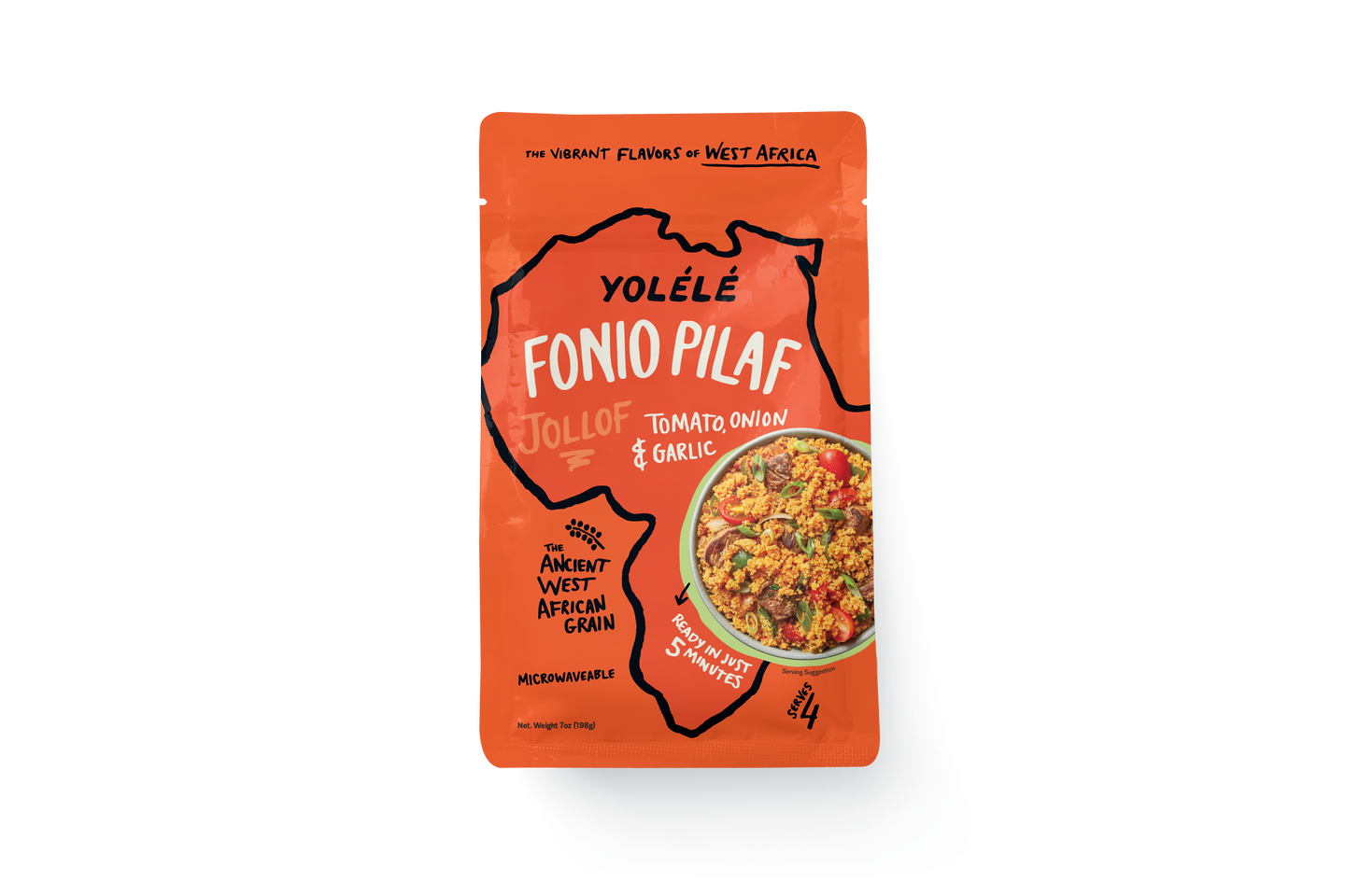 Jollof Fonio Pilaf